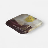 Braut auf Red Tractor Country Farm Wedding Pappteller (Gewinkelt)