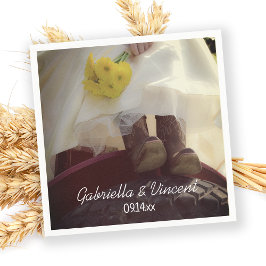 Braut auf Red Tractor Country Farm Wedding Serviette