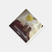 Braut auf Red Tractor Country Farm Wedding Serviette (Ecke)