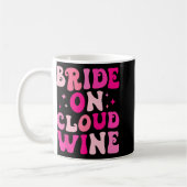 Braut auf Wein Cloud Drinken Junggeselinnen-Abschi Kaffeetasse (Links)