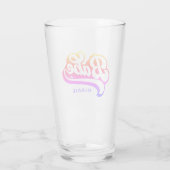 Braut Baby Junggesellinnenabschied Individueller N Glas (Rückseite)