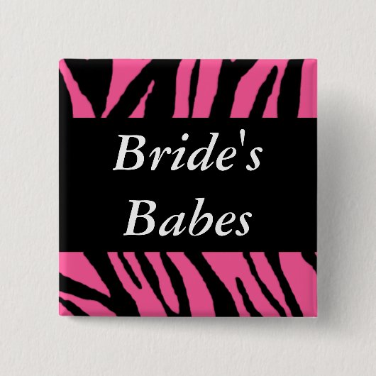 Braut-Babys Button (Vorderseite)