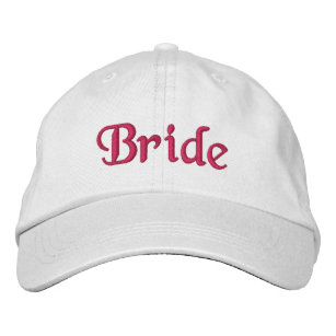 Braut-Baseball-Mütze Bestickte Kappe