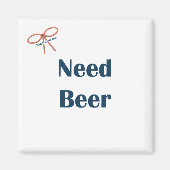 Braut Bier Erinnerung Magnet (Vorne)