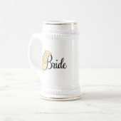 Braut Bierglas (Vorderseite Links)