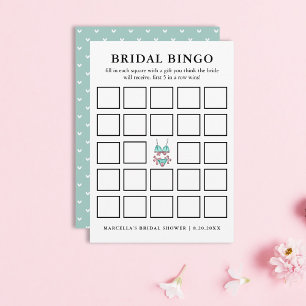 Braut-Bingo Brautparty-Wäsche Einladung