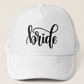 Braut Black Script Truckerkappe