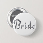 Braut-Bling-Button Button (Vorne & Hinten)