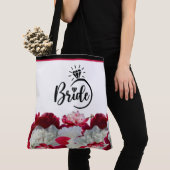 Braut Blumen Pfingstrosen Multi-Print-Tragetasche Tasche (Von Nahem)