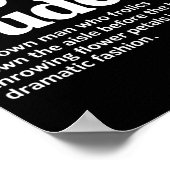 Braut-Blumen-Typ-Definition Poster (Ecke)