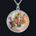 Braut Braut-Bouquet ergänzen Foto Keepake Sterling Silberkette<br><div class="desc">Passen Sie dieses Design noch heute an! Dieses Geschenk eignet sich hervorragend für den besondere Anlass. Kommen Sie Karo aus unserem Geschäft,  für alle unsere coolen Designs.</div>