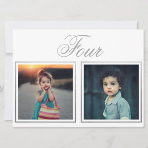 Braut Bräutigam Alter Elegant Klassisch Silber Tis Einladung