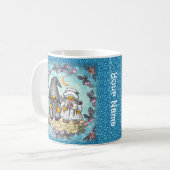 Braut & Bräutigam Gnom  Kaffeetasse (Vorderseite Links)