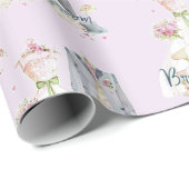 Braut & Bräutigam Hochzeitskleid Geschenkpapier (Rolleneckpunkt)