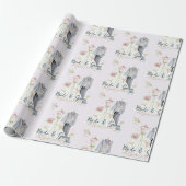 Braut & Bräutigam Hochzeitskleid Geschenkpapier (Ungerollt)