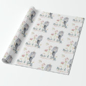 Braut & Bräutigam Hochzeitskleid Geschenkpapier (Ungerollt)