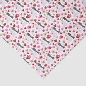 Braut & Bräutigam Hochzeitstaschentücher aus Papie Seidenpapier (Detail)