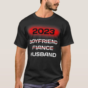 Braut & Bräutigam Paare Freund Verlobter Ehemann H T-Shirt
