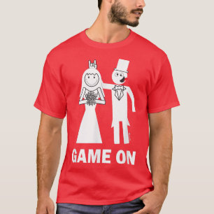 Braut Bräutigam Spiel Auf Ehe Lustig T-Shirt