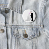 Braut, Bräutigam und Beamter Button (Beispiel)
