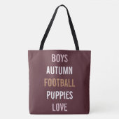 Braut & Brautjungfern Herbstwind Tailgate-Party Tasche (Vorderseite)