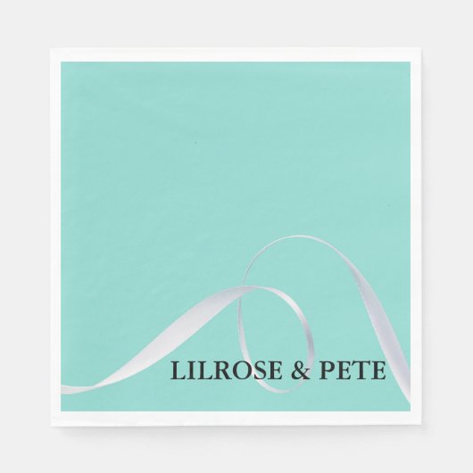 Braut & Brautmädchen Dusche Persönliches Party Serviette (Vorderseite)