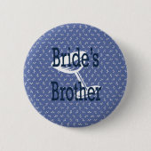 Braut-Bruder-Knopf Button (Vorderseite)