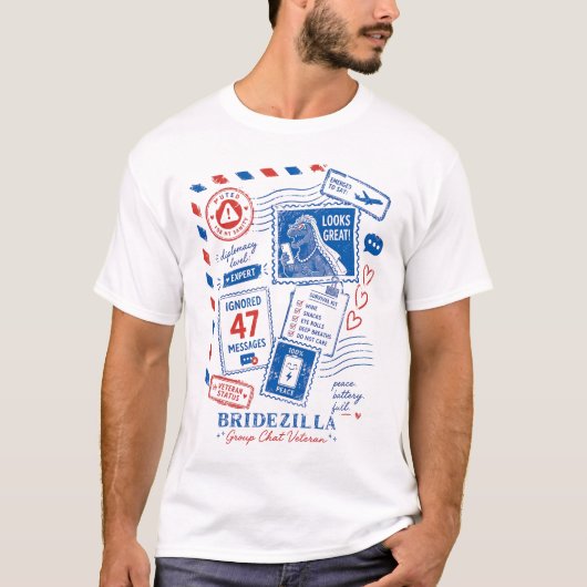 Braut-Chat-Veteran T-Shirt (Vorderseite)