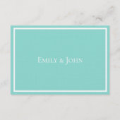 Braut & Co Hochzeitssuite Traditioneller Empfang Begleitkarte (Rückseite)