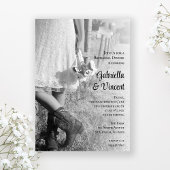 Braut, Cowboy Stiefel, Sonnenblumen Probe Abendess Einladung