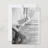 Braut, Cowboy Stiefel und Sonnenblumen Hochzeit Magneteinladung (Vorderseite)