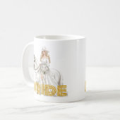 Braut Cowgirl Kaffeetasse (Vorderseite Links)