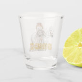 Braut Cowgirl Schnapsglas (Rückseite)