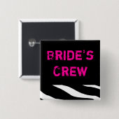 Braut-Crew Button (Vorne & Hinten)