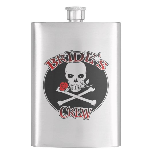 Braut Crew-Flasche Flachmann (Vorderseite)