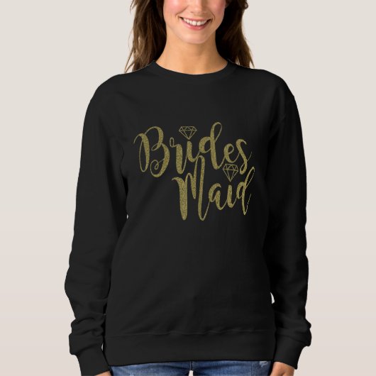 Braut Cute Brautjungfer Junggesellinnenparty Sweatshirt (Vorderseite)