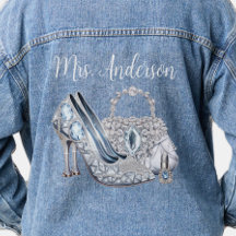 Braut-Denim-Jacke