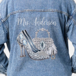 Braut-Denim-Jacke Jeansjacke