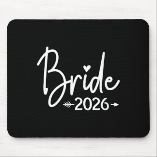 Braut der Frauen est 2026 verheiratet Hochzeit Bra Mousepad