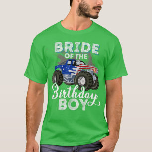 Braut des Geburtstagsjungen passender Lastwagen Ge T-Shirt