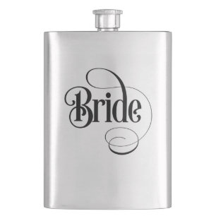 Braut (Design 2) Flasche Flachmann