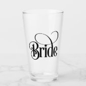 Braut (Design 3) Glas (Vorderseite)