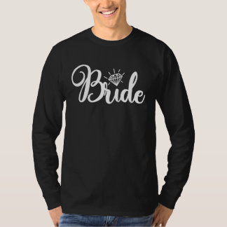Braut Diamant Junggesellinnenabschied Hochzeit Bra T-Shirt