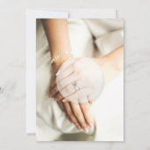 Braut Diamond Ring Hochzeitseinladung Einladung (Rückseite)