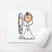 Braut, die sich auf die Hochzeit vorbereitet Mouse Mousepad (Mit Mouse)