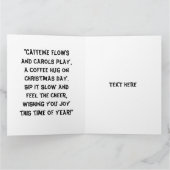 Braut Dreams Weihnachtskarte Karte (Innenseite)