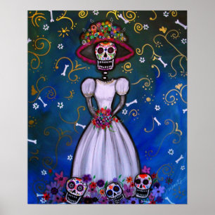 Braut Durchmessers de Los Muertos Senorita Poster