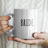 "Braut" Einfaches modernes Bauernhaus Kaffeetasse