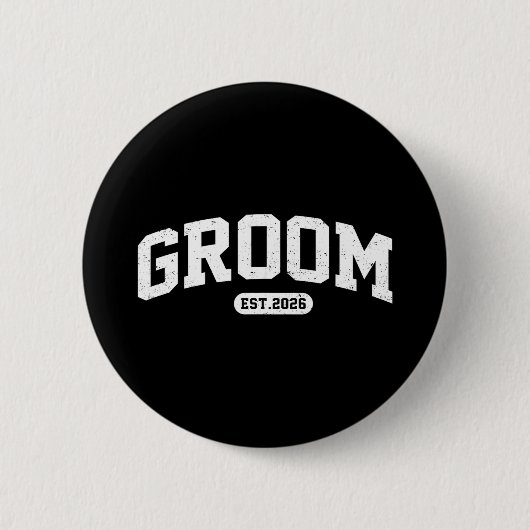 Braut est 2026 Braut und Bräutigam 2026 passend Button (Vorderseite)
