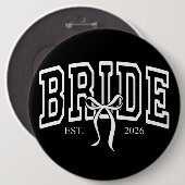 Braut Est 2026 Button (Vorne & Hinten)